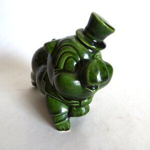 VINTAGE MCM 1950’s TOP HAT PIG TOOTHPICK HORS D’OEUVES PICK HOLDER